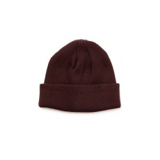 画像2: CALEE / Cotton knit cap -BURGUNDY- (2)