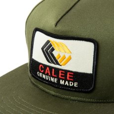 画像4: CALEE / West point calee logo wappen cap -OLIVE- (4)