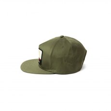 画像2: CALEE / West point calee logo wappen cap -OLIVE- (2)