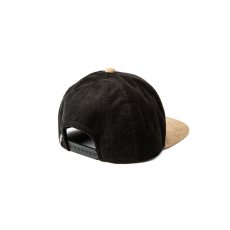 画像3: CALEE / Corduroy two tone wappen cap -BLACK/BEIGE- (3)