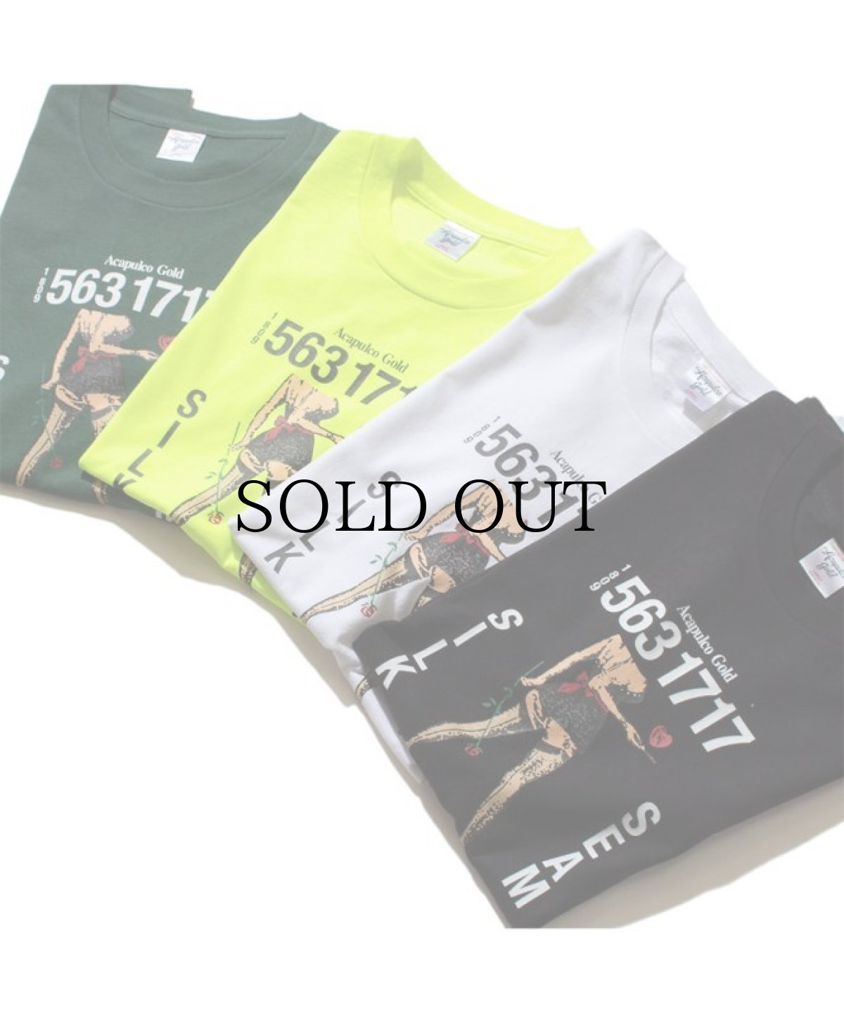 画像1: 【50%OFF】ACAPULCO GOLD / STOCKINGS TEE (1)