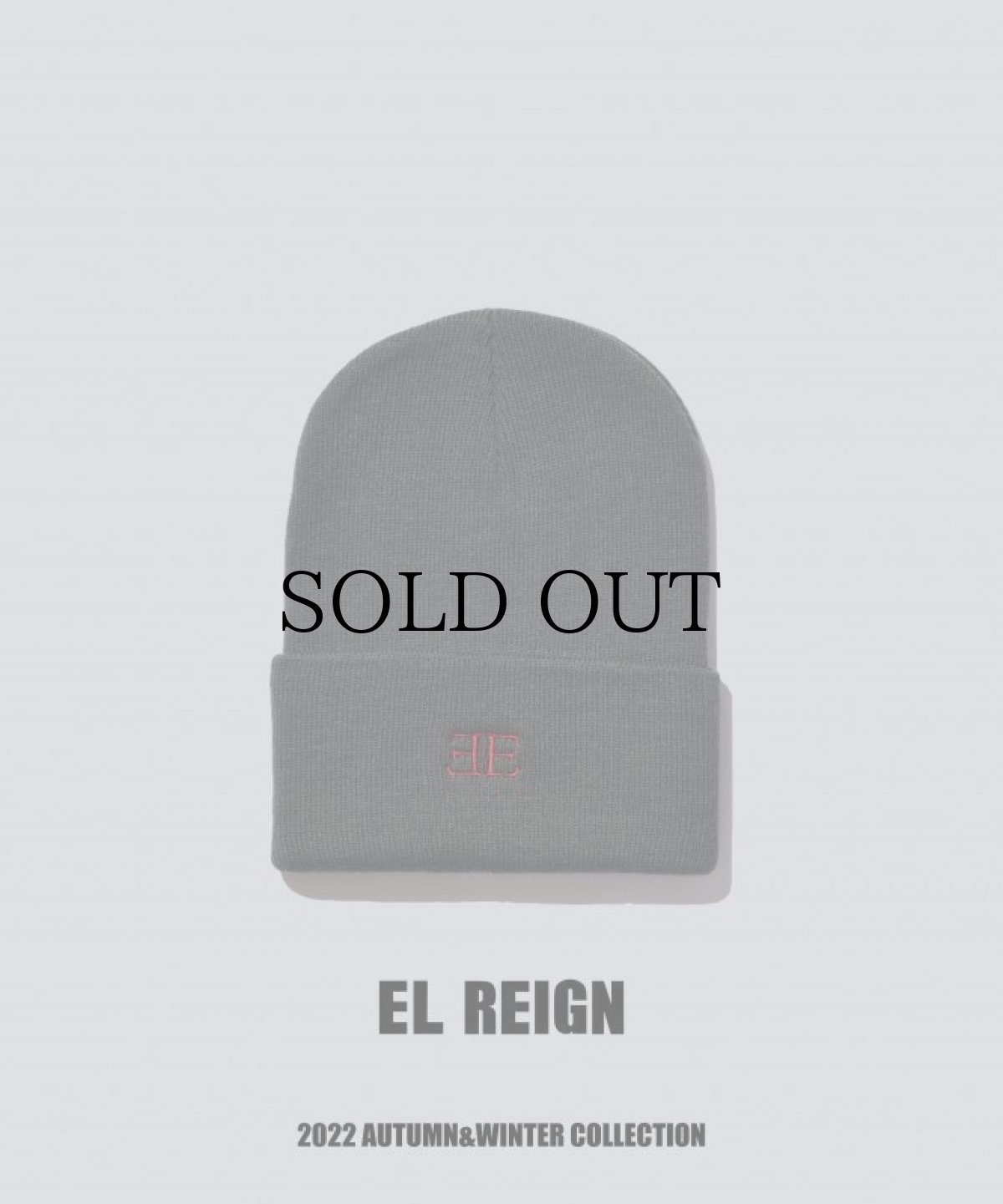 画像1: EL REIGN / "Rebellious" LOGO KNIT CAP (1)