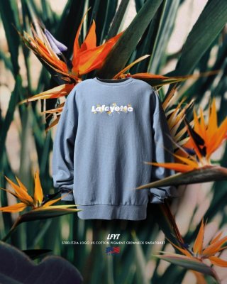 LFYT(エルエフワイティ) クルーネックスウェット ROSE LOGO US COTTON