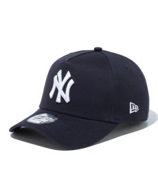 画像1: NEW ERA / 9FORTY A-Frame MLB Side Patch ニューヨーク・ヤンキース ネイビー (1)