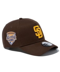 画像2: NEW ERA / 9FORTY A-Frame MLB Side Patch サンディエゴ・パドレス ウォルナット (2)