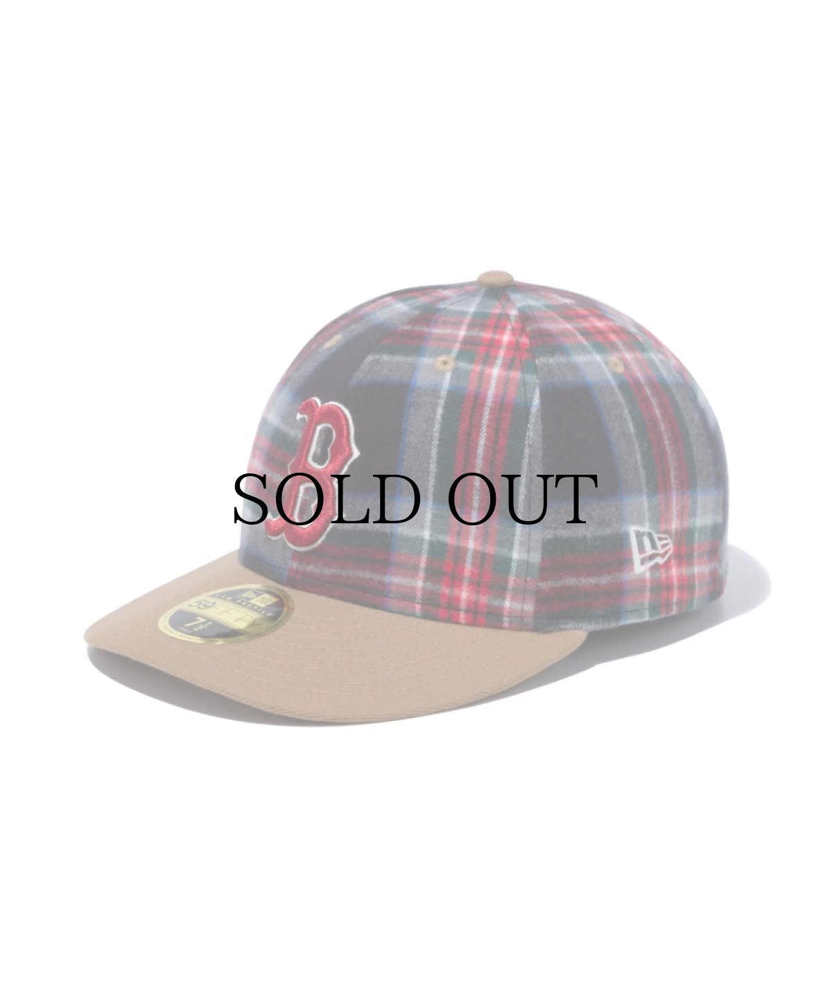 画像1: NEW ERA / LP 59FIFTY MLB Plaid タータンチェック ボストン・レッドソックス (1)