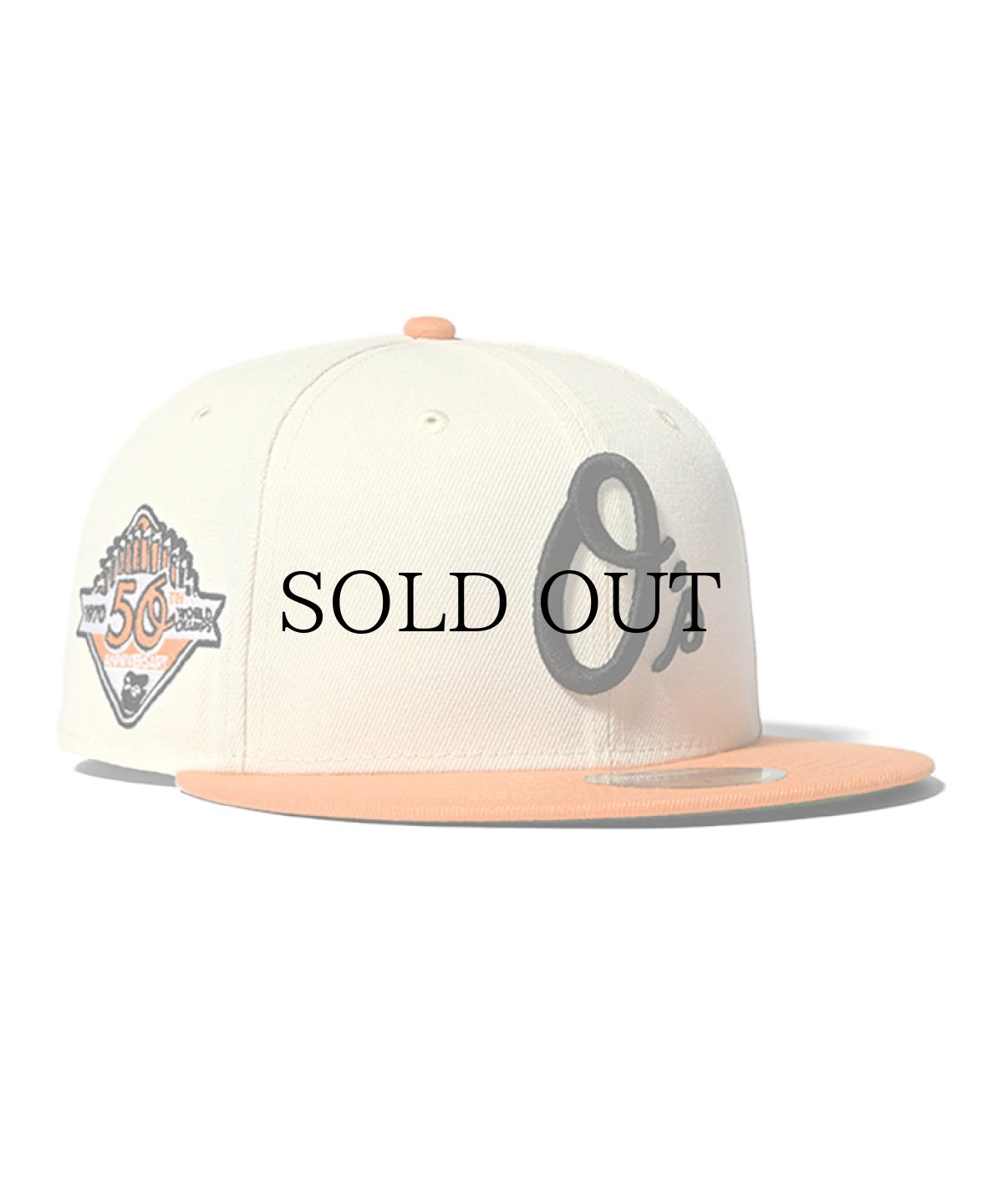 画像1: NEW ERA / Baltimore Orioles - 1970 WS 59FIFTY CHROME/LIGHT ORANGE (1)