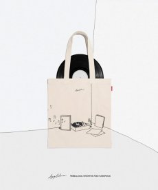 画像2: APPLEBUM(アップルバム) / "GOOD MUSIC" TOTE BAG (2)