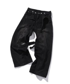 画像1: EL REIGN(エルレイン)  / "FEAR" BLACK CROSS DENIM (1)