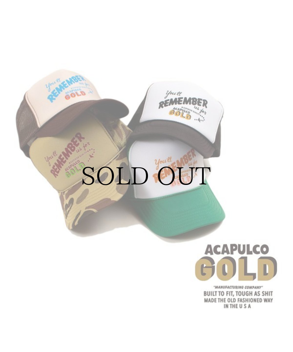 画像1: ACAPULCO GOLD / QUALITY CONTROL TRUCKER HAT (1)