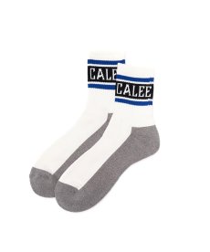 画像1: CALEE(キャリー) / JACQUARD PILE LINE SOCKS (1)