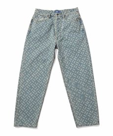 画像3: 【30%OFF】 LFYT(ラファイエット) / LASER PROCESSED 5 POCKET WASHED DENIM PANTS BAGGIE FIT (3)