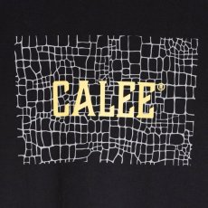 画像4: CALEE(キャリー) / ×OVERLAND REFLECTOR SPIDER WEB BOX LOGO TEE (4)