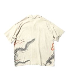 画像2: LFYT(ラファイエット) / LFYT × THREE TIDES TATTOO - ICHIBAY DRAGON S/S OPEN COLLAR SHIRT (2)