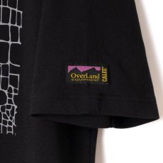 画像5: CALEE(キャリー) / ×OVERLAND REFLECTOR SPIDER WEB BOX LOGO TEE (5)