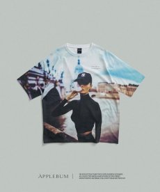 画像1: APPLEBUM(アップルバム) / "Stunts, Blunts & Hip Hop" All Print T-shirt (1)