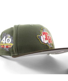 画像4: NEW ERA / Texas Rangers - 59FIFTY 40TH ANV OLIVE GREEN WALNUT (4)