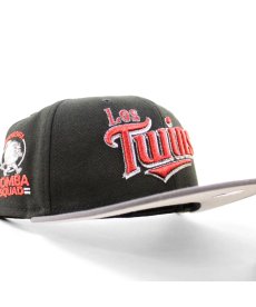 画像4: NEW ERA / Minnesota Twins - 59FIFTY BOMBS SQUAD BLACK DARK GRAY (4)