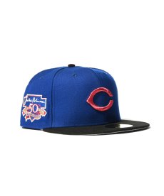 画像1: NEW ERA / Cincinnati Reds - 59FIFTY CO J.R 50TH ANV L ROYAL/BLACK (1)