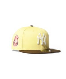 画像1: NEW ERA /  New York Yankees - 59FIFTY 1952 WS SOFT YELLOW/WALNUT (1)