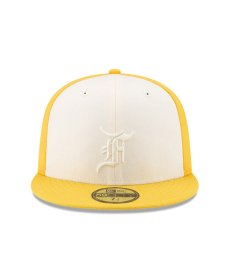 画像2: NEW ERA /  Fear of God ESSENTIALS x Detroit Tigers Yellow 59FIFTY Fitted Cap (2)