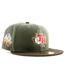 画像1: NEW ERA / Texas Rangers - 59FIFTY 40TH ANV OLIVE GREEN WALNUT (1)