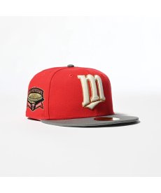 画像1: NEW ERA /  Minnesota Twins - 59FIFTY CO HHH METRODOME RED/ST GRAY (1)