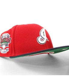 画像4: NEW ERA /   Cleveland Indians - 59FIFTY JACOBS FIELD SCARLET NAVY (4)