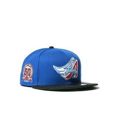 画像1: NEW ERA / Los Angeles Angels - 59FIFTY CO 50TH ANV BLUE AZURE/H BLACK (1)