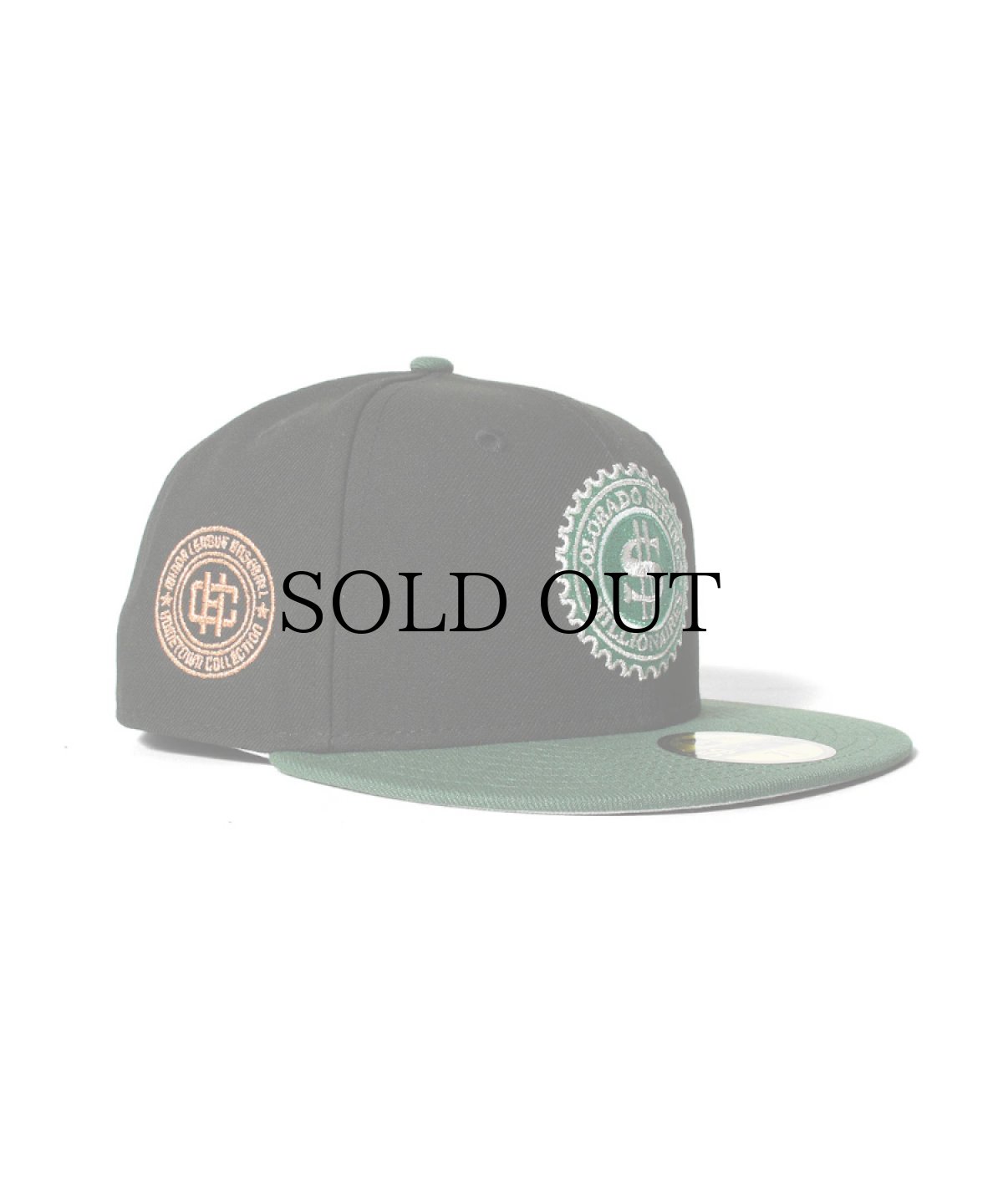 画像1: NEW ERA /  Colorado Springs Millionaires - 59FIFTY BLACK/M PINE GREEN (1)