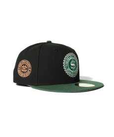 画像1: NEW ERA /  Colorado Springs Millionaires - 59FIFTY BLACK/M PINE GREEN (1)