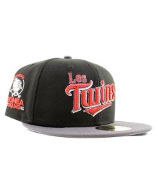 画像1: NEW ERA / Minnesota Twins - 59FIFTY BOMBS SQUAD BLACK DARK GRAY (1)