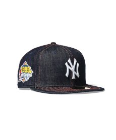 画像1: NEW ERA /   New York Yankees - 59FIFTY 1999 WS DENIM/ORANGE (1)