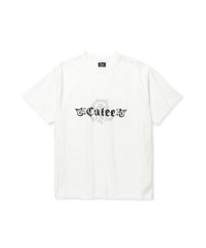 画像1: CALEE(キャリー) / BINDER NECK CALEE LOGO VINTAGE TEE ＜NATURALLY PAINT DESIGN＞ (1)