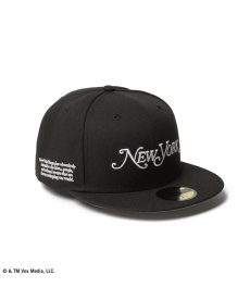 画像1: NEW ERA / 59FIFTY New York Magazine ブラック × スノーホワイト (1)