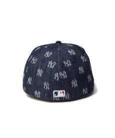 画像2: NEW ERA / 59FIFTY Denim Monogram ニューヨーク・ヤンキース インディゴデニム (2)