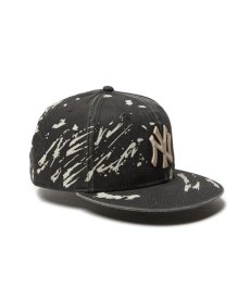 画像1: NEW ERA / 9FIFTY Dripping ニューヨーク・ヤンキース ブラック (1)