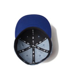 画像3: NEW ERA / 59FIFTY Denim Monogram ロサンゼルス・ドジャース ウォッシュドデニム ダークロイヤルバイザー (3)