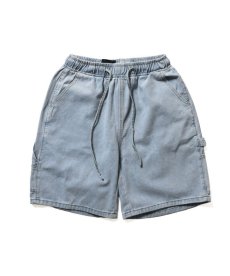 画像3: PWNED(パウンド) / DENIM PAINTER EAZY HALF PANTS (3)