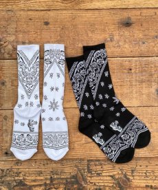 画像1: HAIGHT / [YARZ] PAISLEY SOCKS (1)