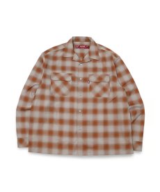 画像2: HIDEANDSEEK(ハイドアンドシーク) / Ombre Check L/S Shirt(24aw) (2)