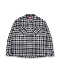 画像1: HIDEANDSEEK(ハイドアンドシーク) / Ombre Check L/S Shirt(24aw) (1)