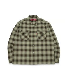 画像3: HIDEANDSEEK(ハイドアンドシーク) / Ombre Check L/S Shirt(24aw) (3)