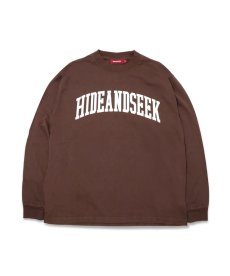 画像3: HIDEANDSEEK(ハイドアンドシーク) / College L/S Tee(24aw) BigSilhouette (3)