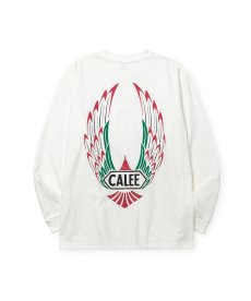 画像1: CALEE(キャリー) / VINTAGE TYPE WING LOGO L/S TEE ＜NATURALLY PAINT DESIGN＞ (1)