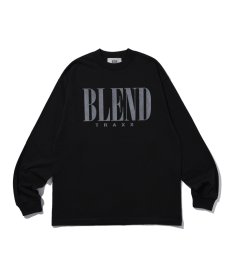 画像2: BLEND(ブレンド) / "LABEL LOGO" L/S TEE (2)