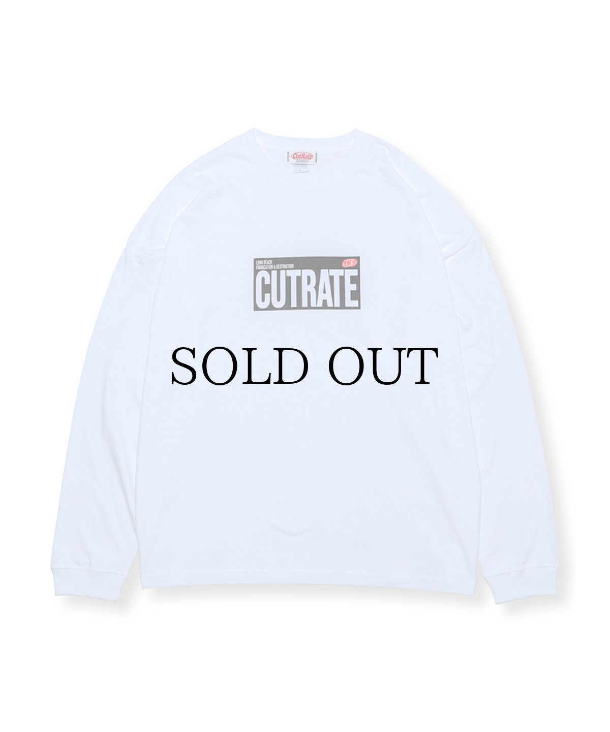 画像1: CUTRATE(カットレイト) / CUTRATE BOX LOGO L/S TEE (1)