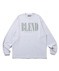 画像3: BLEND(ブレンド) / "LABEL LOGO" L/S TEE (3)