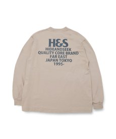 画像7: HIDEANDSEEK(ハイドアンドシーク) / H&S Logo L/S Tee(24aw) BigSilhouette (7)