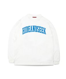 画像2: HIDEANDSEEK(ハイドアンドシーク) / College L/S Tee(24aw) BigSilhouette (2)